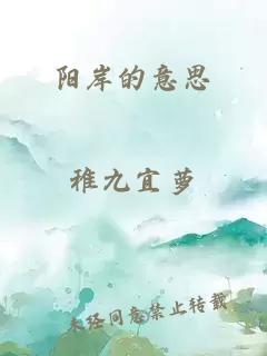 陽岸的意思