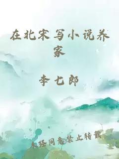 在北宋寫小說養(yǎng)家