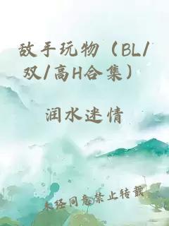 敵手玩物（BL/雙/高H合集）