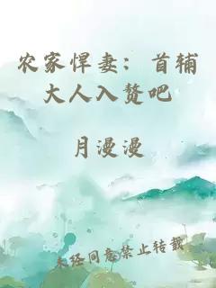 農(nóng)家悍妻：首輔大人入贅吧